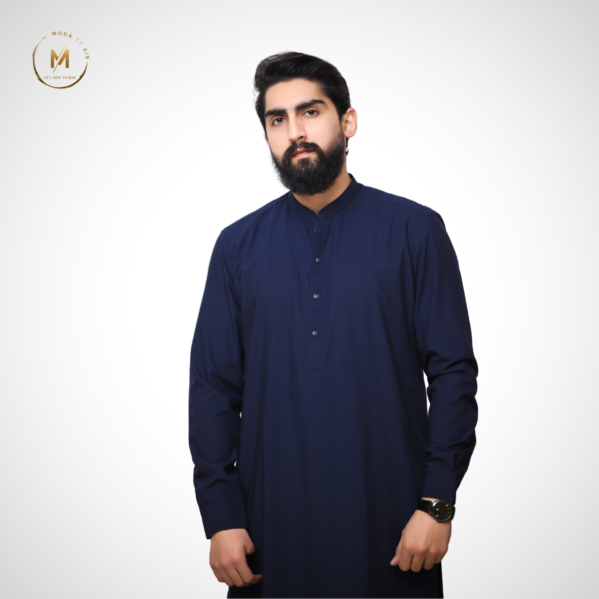 Navy Shalwar Kameez