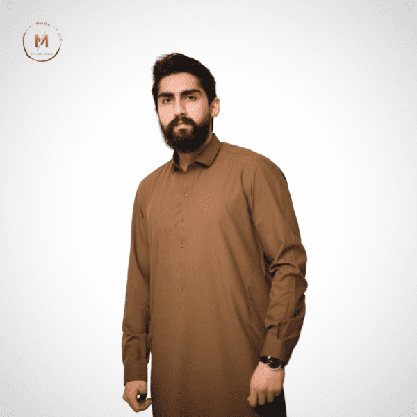 Brown Shalwar Kameez