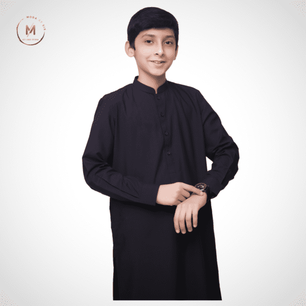 Kids Black Shalwar Kameez